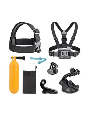 Kit accesorii camera video AKASO SYZ0013-BK-01, 7 in 1