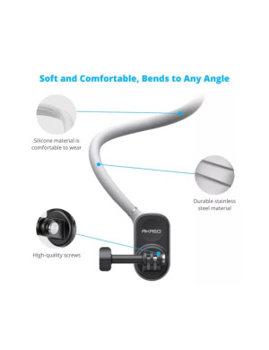 Suport magnetic de prindere pe gat camera video AKASO SYAC0097-BK