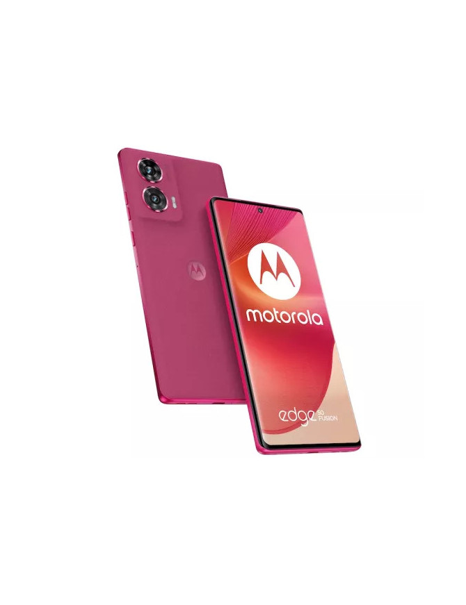 Telefon MOTOROLA Edge 50 Fusion, 5G, 256GB, 8GB RAM, Dual SIM, Hot Pink