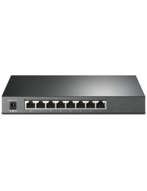 Switch TP-LINK TL-SG2008P, Smart Managed JetStream, 1Gbps, 62W PoE+, Black