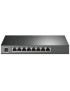 Switch TP-LINK TL-SG2008P, Smart Managed JetStream, 1Gbps, 62W PoE+, Black