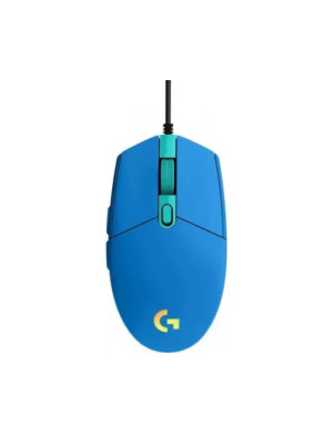 Mouse gaming cu fir Logitech G102 Lightsync 8000 DPI – precizie, viteză și iluminare RGB dinamică