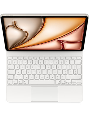 Tastatura APPLE Magic Keyboard pentru iPad Air 13 Inch (M3), iPad Air 13 Inch (M2), Layout RO, White