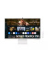 Monitor LED SAMSUNG M8 LS32FM801UUXDU, UHD, 32", 4 ms, 60 Hz, Webcam, White