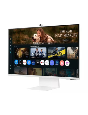 Monitor LED SAMSUNG M8 LS32FM801UUXDU, UHD, 32", 4 ms, 60 Hz, Webcam, White