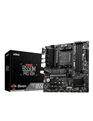 MSI B550M PRO-VDH plăci de bază AMD B550 Mufă AM4 micro-ATX