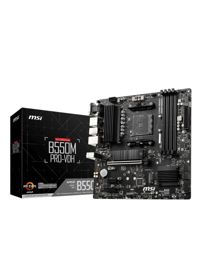 MSI B550M PRO-VDH plăci de bază AMD B550 Mufă AM4 micro-ATX