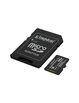 Card de memorie KINGSTON Canvas Select Plus SDCS3/64GB, microSDXC, 64GB + Adaptor