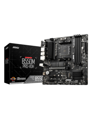 MSI B550M PRO-VDH plăci de bază AMD B550 Mufă AM4 micro-ATX