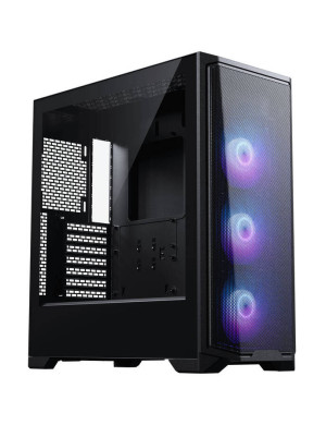Carcasă Phanteks Eclipse G370A, Mid-Tower, E-ATX/ATX/Micro-ATX/Mini-ITX, Mesh Airflow + Tempered Glass, 3× DRGB Fans, Black