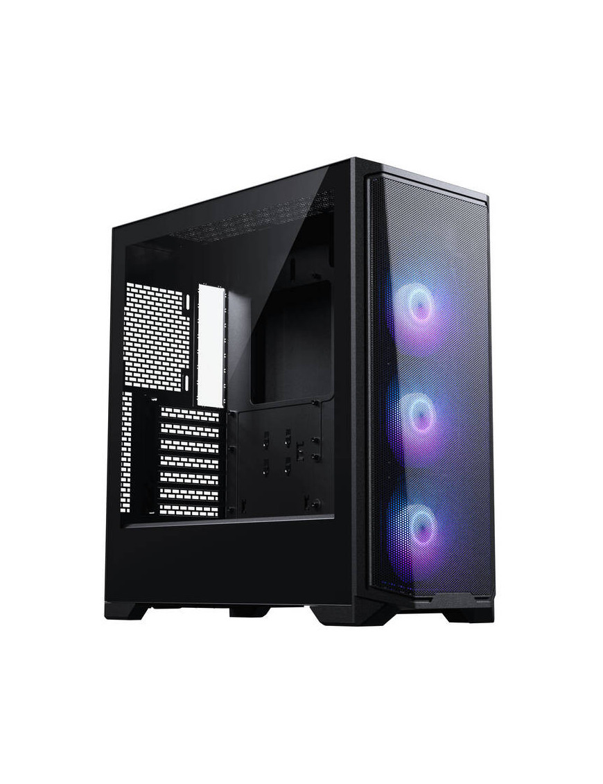 Carcasă Phanteks Eclipse G370A, Mid-Tower, E-ATX/ATX/Micro-ATX/Mini-ITX, Mesh Airflow + Tempered Glass, 3× DRGB Fans, Black