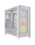 Carcasa CORSAIR 5000D FRAME RS ARGB, Mid-Tower, E-ATX/ATX/Micro-ATX/Mini-ITX, Tempered Glass, 3x RS120 ARGB PWM Fans, White