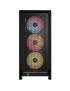 Carcasa CORSAIR 5000D FRAME RS ARGB, Mid-Tower, E-ATX/ATX/Micro-ATX/Mini-ITX, Tempered Glass, 3x RS120 ARGB PWM Fans, Black