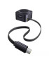 Incarcator wireless BASEUS PicoGo 2-in-1 Qi2, 67W, Cablu incorporat UBS-C, Black