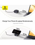 Incarcator wireless BASEUS PicoGo 2-in-1 Qi2, 67W, Cablu incorporat UBS-C, Black