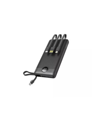 PowerBank VEGER C20, 20000 mAh, 1 x USB-C, 1 x USB-A, Display LED, Black