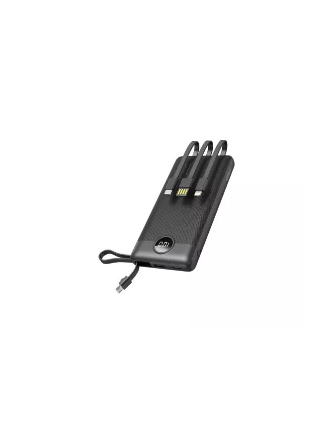 PowerBank VEGER C20, 20000 mAh, 1 x USB-C, 1 x USB-A, Display LED, Black