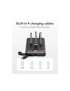 PowerBank VEGER C20, 20000 mAh, 1 x USB-C, 1 x USB-A, Display LED, Black