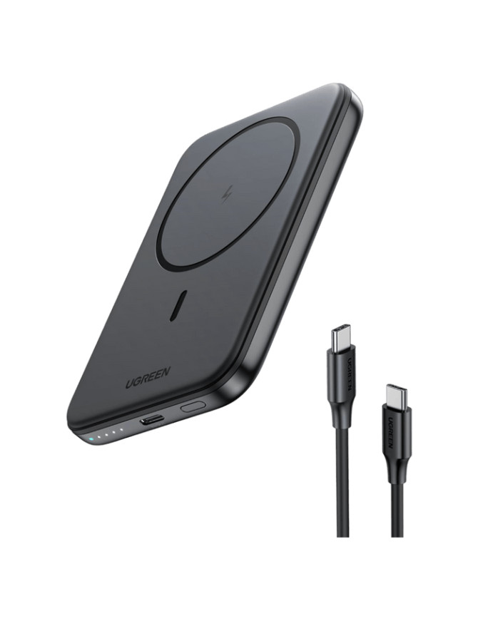 Powerbank Ugreen Wireless Magnetic Magsafe PB561 10000mAh Black