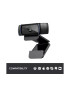 Camera Web LOGITECH C920S Pro 960-001252, Full HD, USB, Black