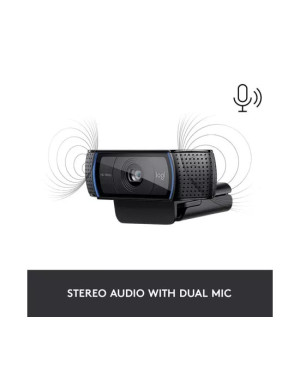 Camera Web LOGITECH C920S Pro 960-001252, Full HD, USB, Black