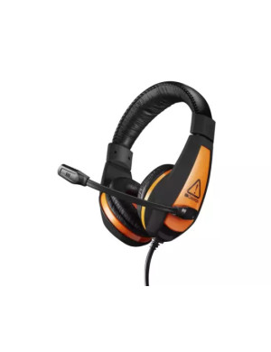 Casti gaming cu microfon CANYON Star Raider CND-SGHS1A, Black/Orange