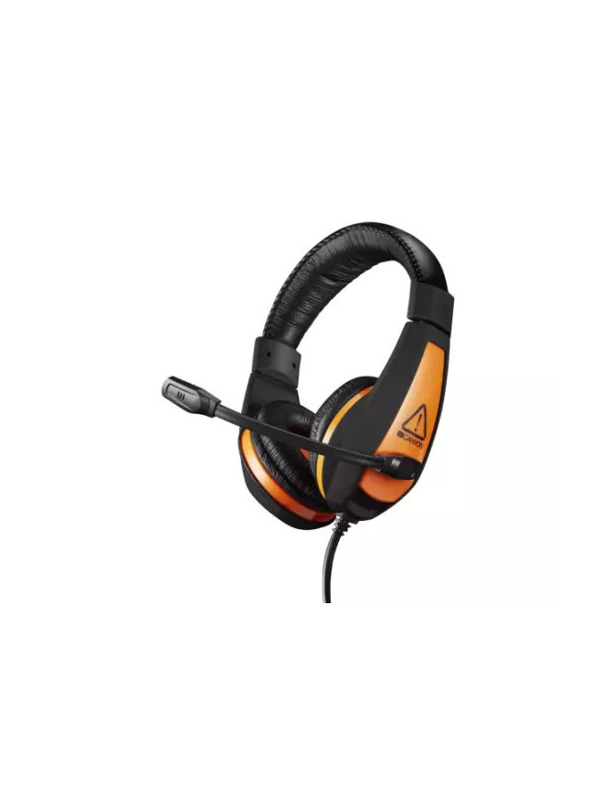 Casti gaming cu microfon CANYON Star Raider CND-SGHS1A, Black/Orange