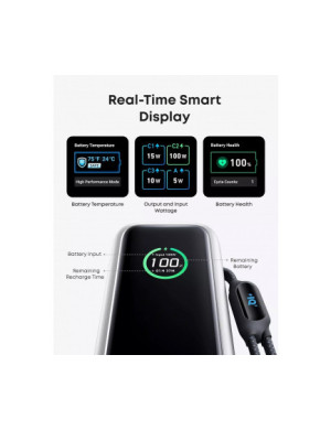 PowerBank ANKER A1695H41, 25000mAh, 165W, 1 x USB-A - 3 x USB-C, Silver
