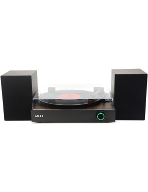 Pick-up Akai ATT-200SP, Difuzoare externe 20W, Bluetooth, 33 1/3, 45, 78 RPM, RCA-In, Maro