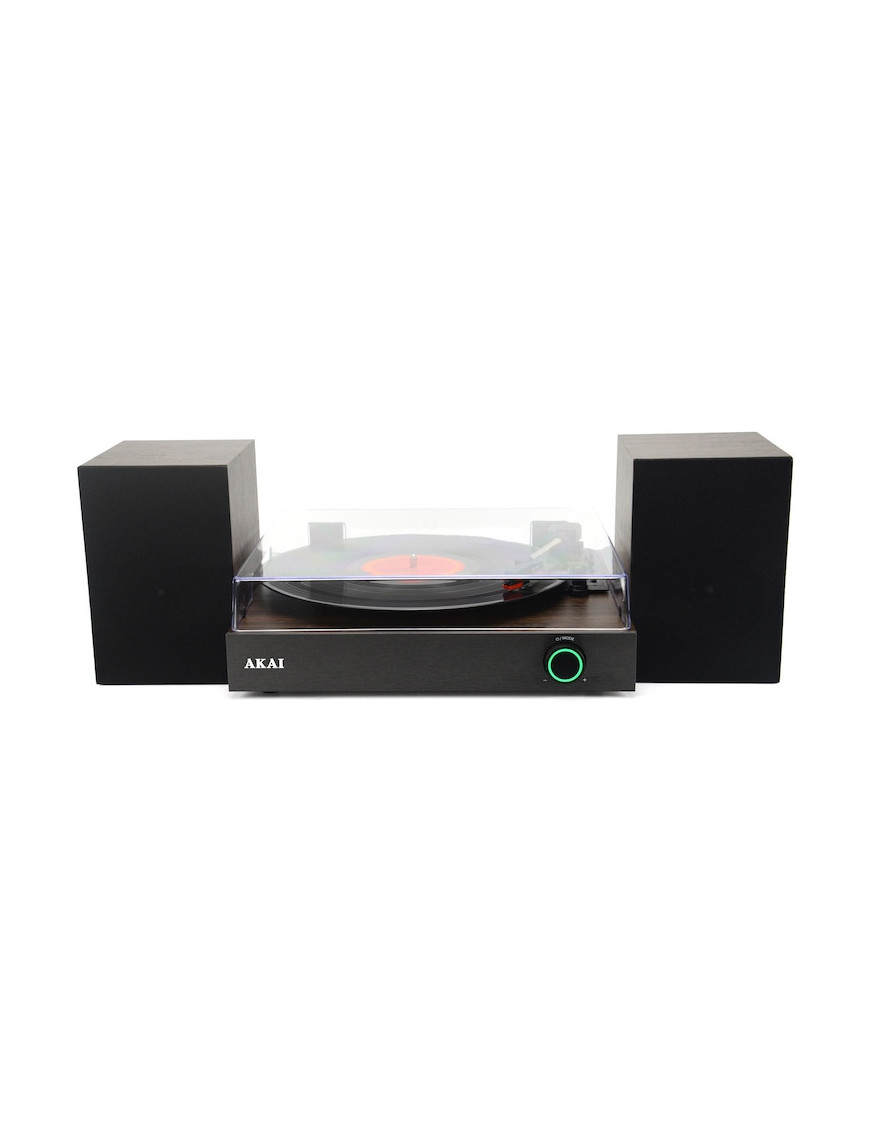 Pick-up Akai ATT-200SP, Difuzoare externe 20W, Bluetooth, 33 1/3, 45, 78 RPM, RCA-In, Maro