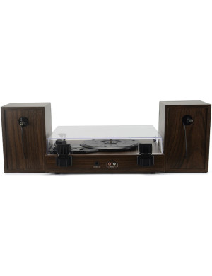 Pick-up Akai ATT-200SP, Difuzoare externe 20W, Bluetooth, 33 1/3, 45, 78 RPM, RCA-In, Maro