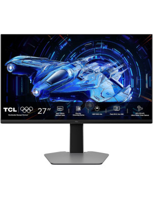 Monitor LED TCL Gaming 27G64, 27 inch, QHD VA, 1 ms, 180 Hz, HDR, Gray