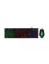 Kit Tastatură și Mouse Gaming SPACER SP-GK-01 RGB USB Negru