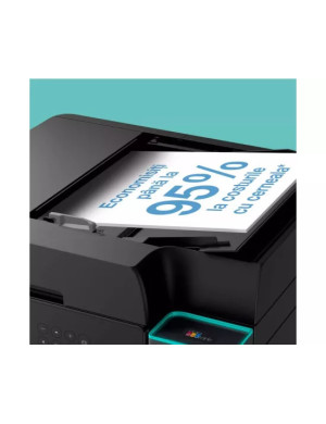 Multifuncțional InkJet CISS Epson EcoTank L6370 C11CL43403, Color, A4, Duplex, Wi-Fi, LAN și USB, Negru