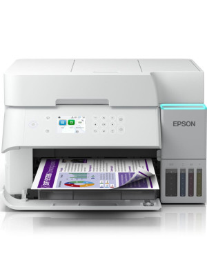 Multifunctional inkjet color CISS Epson EcoTank L6376 C11CL43404, A4, ADF, Duplex, Wi-Fi, Alb