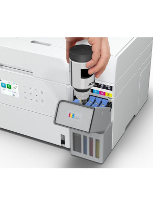 Multifunctional inkjet color CISS Epson EcoTank L6376 C11CL43404, A4, ADF, Duplex, Wi-Fi, Alb