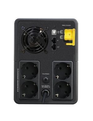 UPS APC BX2200MI-GR, 2200VA, 4 x Schuko, Negru