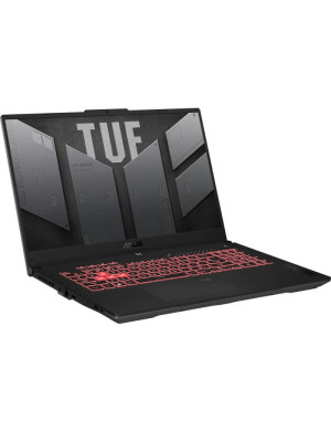 Laptop Gaming ASUS TUF A17 FA707NUG-HX180, 17.3" Full HD 144Hz, AMD Ryzen™ 7 7445HS, 16GB RAM, SSD 1TB, nVidia GeForce RTX 4050 6GB, Fara sistem de operare, Mecha Gray