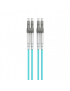 Patch Cord Fibra Optica Gembird CFO-MDOM4-LC/LC-1M, Multi-Mode, OM4, Duplex LC/UPC - Duplex LC/UPC, 1 m