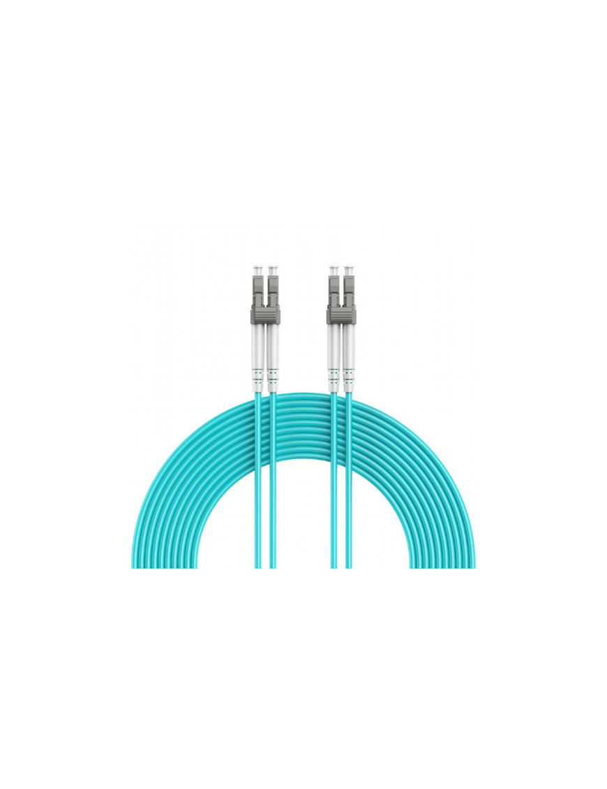 Patch Cord Fibra Optica Gembird CFO-MDOM4-LC/LC-15M, Multi-Mode, OM4, Duplex LC/UPC - Duplex LC/UPC, 15 m