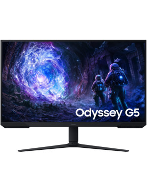 Monitor Gaming LED SAMSUNG Odyssey G5 G51F LS32FG510EUXEN, 31.5 inch QHD, 180 Hz, 1 ms, Black