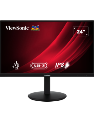 Monitor LED VIEWSONIC VG2409-MHDU-2, 23.8 inch, FHD, IPS, 4 ms, 100 Hz, USB-C, Black