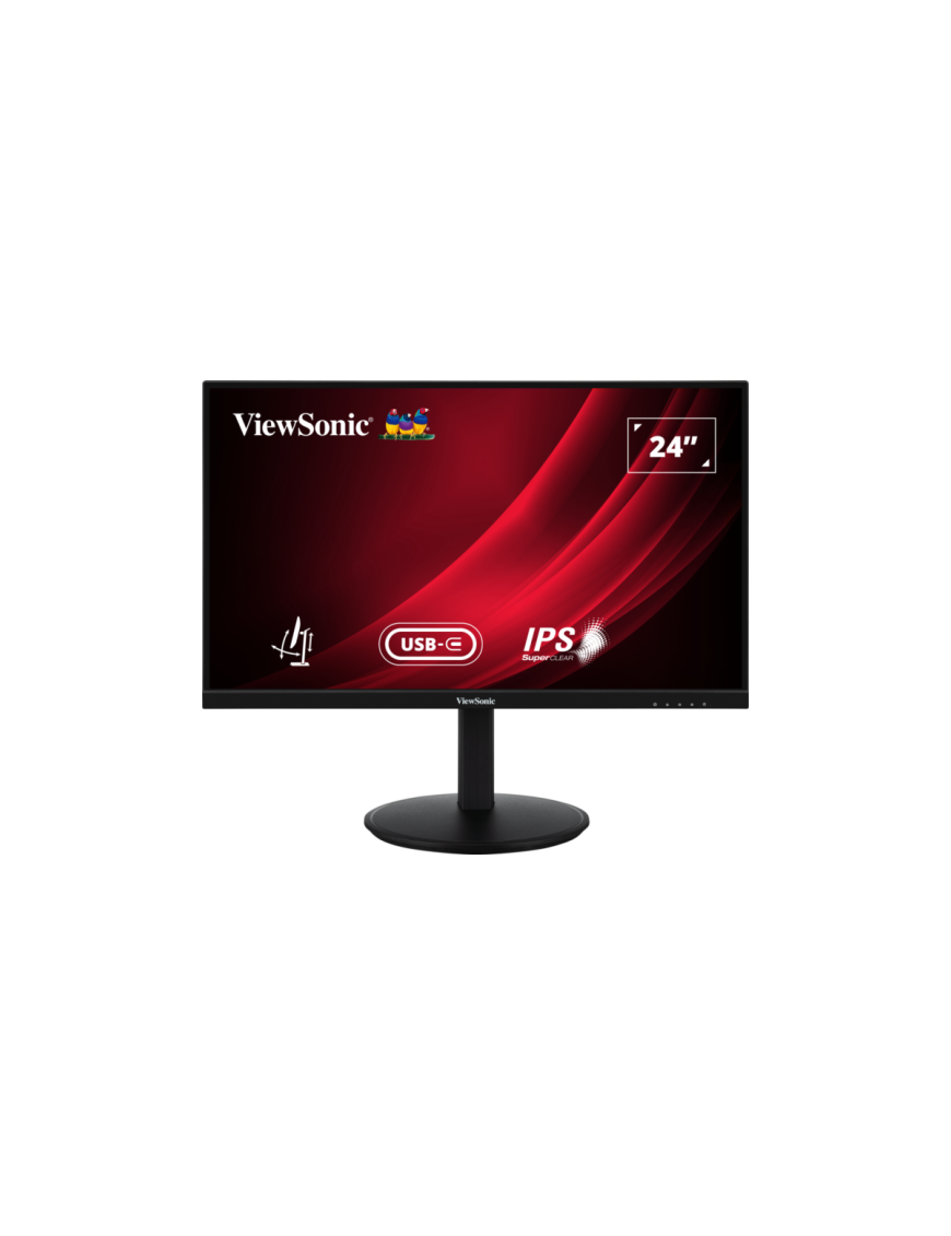 Monitor LED VIEWSONIC VG2409-MHDU-2, 23.8 inch, FHD, IPS, 4 ms, 100 Hz, USB-C, Black