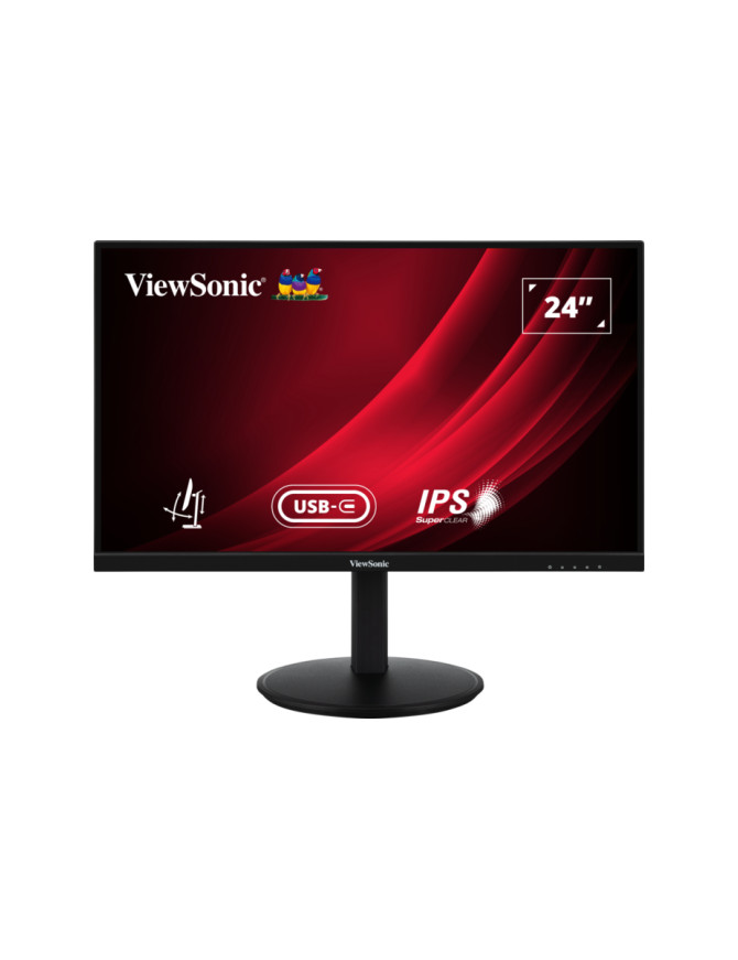 Monitor LED VIEWSONIC VG2409-MHDU-2, 23.8 inch, FHD, IPS, 4 ms, 100 Hz, USB-C, Black