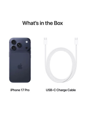 Telefon APPLE iPhone 17 Pro, 5G, 256GB, 12GB RAM, Deep Blue