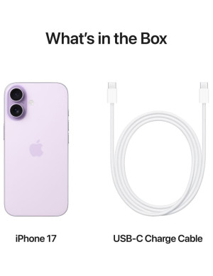 Telefon APPLE iPhone 17, 5G, 256GB, 8GB RAM, Lavender