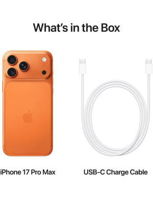Telefon APPLE iPhone 17 Pro Max, 5G, 256GB, 12GB RAM, Cosmic Orange