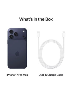 Telefon APPLE iPhone 17 Pro Max, 5G, 256GB, 12GB RAM, Deep Blue