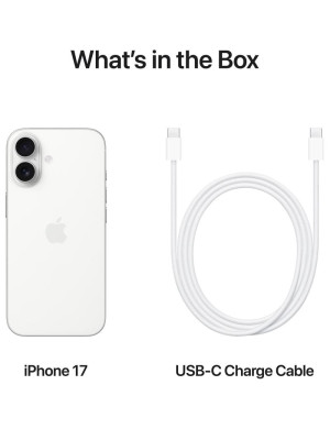Telefon APPLE iPhone 17, 5G, 256GB, 8GB RAM, White