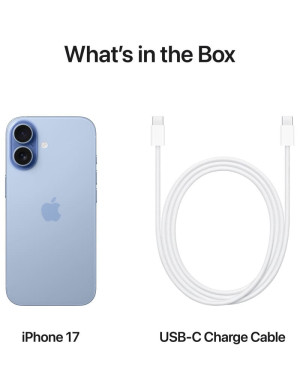 Telefon APPLE iPhone 17, 5G, 256GB, RAM 8GB, Mist Blue